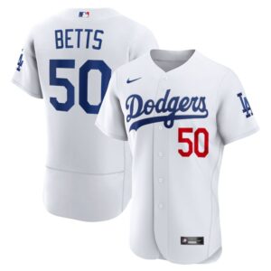686314a15bcb7_1 Men's Los Angeles Dodgers #50 Mookie Betts White Flex Base Stitched MLB Jersey