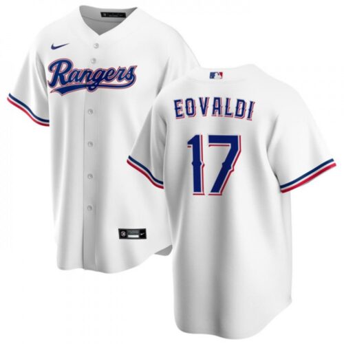 686314a6ebb9b_1 Men's Texas Rangers #17 Nathan Eovaldi White Cool Base Stitched Baseball Jersey