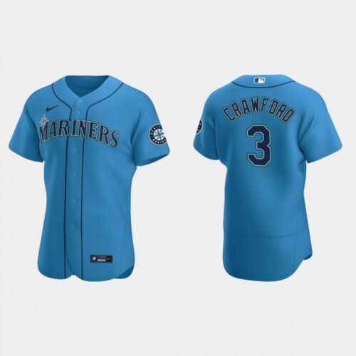 686314f7f1ee5_1 Men's Seattle Mariners #3 J.P. Crawford Royal Flex Base Stitched Jersey