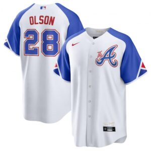 68631553874aa_1 Men's Atlanta Braves #28 Matt Olson White 2023 City Connect Cool Base Stitched Baseball Jersey