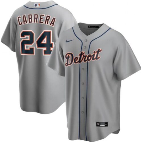 686315759a74f_1 Men's Detroit Tigers #24 Miguel Cabrera Grey Cool Base Stitched Jersey