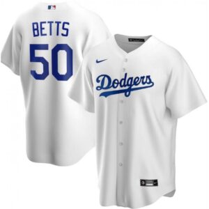 686315888023e_1 Men's Los Angeles Dodgers #50 Mookie Betts White Cool Base Stitched Jersey