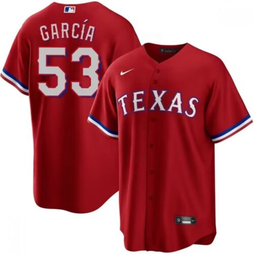 686315a472fd3_1 Men's Texas Rangers #53 Adolis Garcia Red Cool Base Stitched Baseball Jersey
