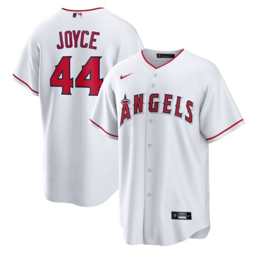 686315c2530c8_1 Men's Los Angeles Angels #44 Ben Joyce Nike White Home Replica Jersey