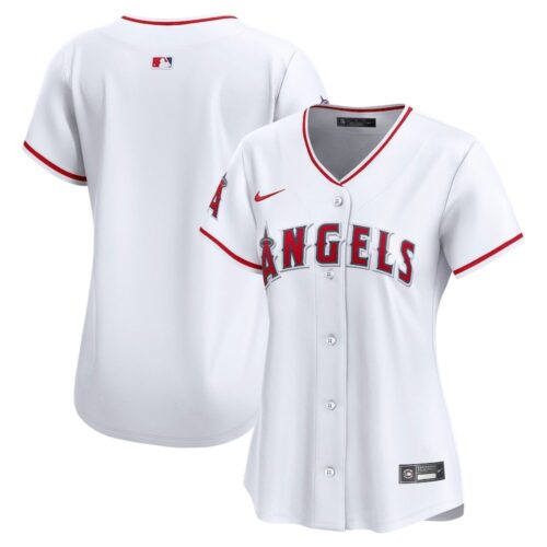 686316540a5a0_1 Women's Los Angeles Angels Nike White Home Limited Jersey