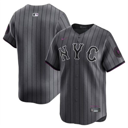 686316d77b369_1 Men's New York Mets Blank Gray 2024 City Connect Limited Stitched Baseball Jersey