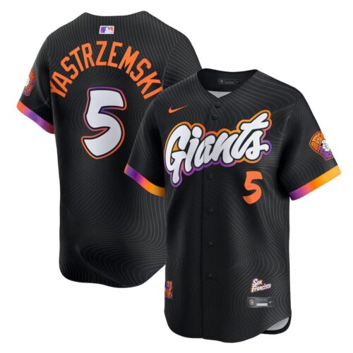 6863170a8b71b_1 Men's San Francisco Giants #5 Mike Yastrzemski Nike Anthracite 2025 City Connect Limited Jersey