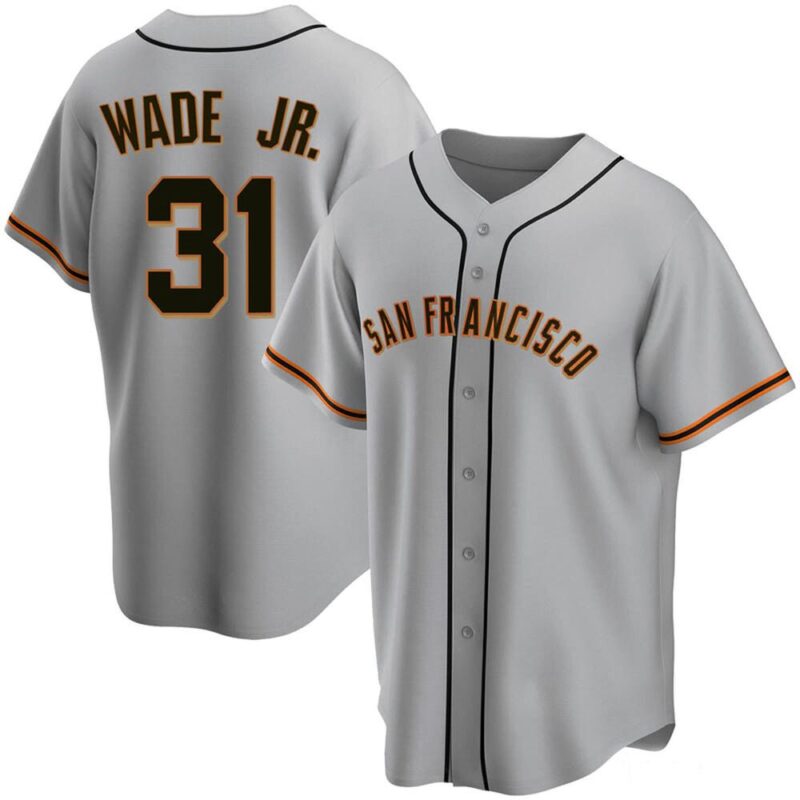 6863173a497ef_1 Men's San Francisco Giants #31 LaMonte Wade Jr. Nike Gray Road Replica Team Jersey