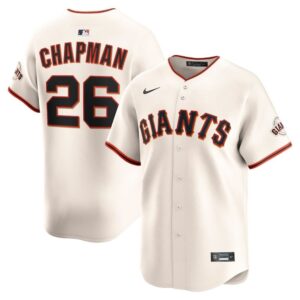 686317418e9bb_1 Men's San Francisco Giants #26 Matt Chapman Nike Cream Home Limited Player Jersey