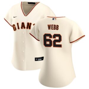 6863174876185_1 Women's San Francisco Giants #62 Logan Webb Nike Cream Home Limited Player Jersey