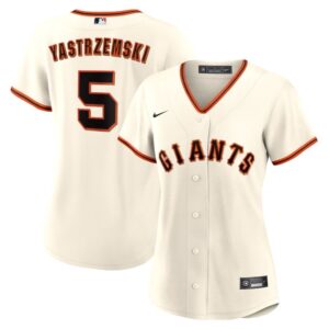 6863174ad6c24_1 Women's San Francisco Giants #5 Mike Yastrzemski Nike Cream Home Replica Player Jersey