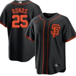 68631752d8bef_1 Men's San Francisco Giants #25 Barry Bonds Black Cool Base Stitched Jersey