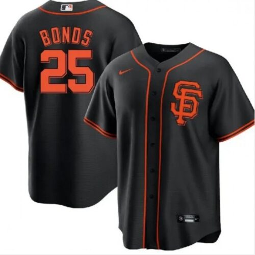 68631752d8bef_1 Men's San Francisco Giants #25 Barry Bonds Black Cool Base Stitched Jersey