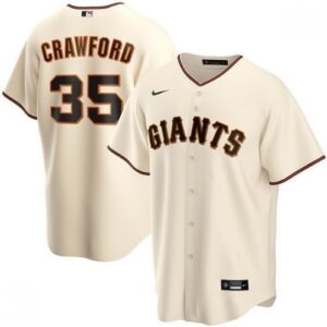68631755e4ca4_1 Men's San Francisco Giants #35 Brandon Crawford Cream Cool Base Stitched Jersey
