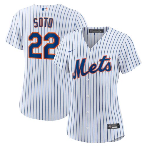 686318837186e_1 Women's New York Mets #22 Juan Soto White Home Replica Player Jersey