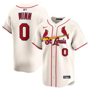 6863189dcfcf6_1 Men's St. Louis Cardinals #0 Masyn Winn Cream Home Limited Jersey