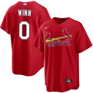 686318b8bb6b7_1 Men's St. Louis Cardinals #0 Masyn Winn Red Home Limited Jersey