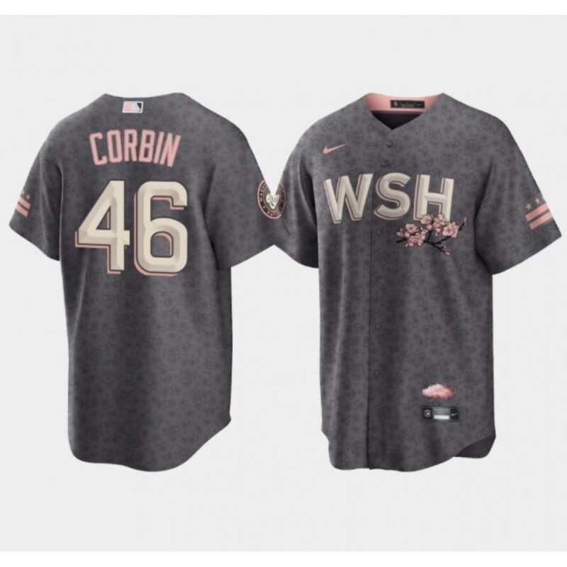 6863190e01ed5_1 Men's Washington Nationals #46 Patrick Corbin 2022 Grey City Connect Cherry Blossom Cool Base Stitched Jersey