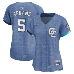6863192092cc2_1 Women's Washington Nationals #5 CJ Abrams Nike Blue 2025 City Connect Limited Jersey