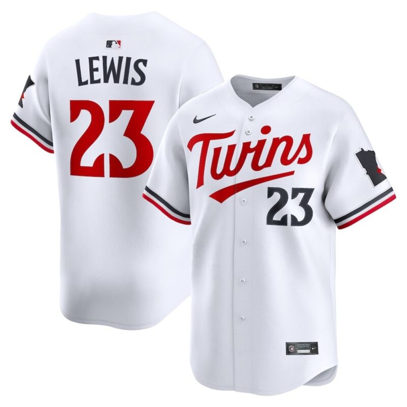 686319615f2f9_1 Men's Minnesota Twins #23 Royce Lewis Nike White Home Limited Player Jersey