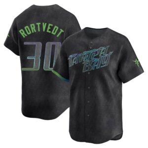 68631979b357b_1 Men's Tampa Bay Rays #30 Ben Rortvedt Nike Graphite Home Replica Player Jersey