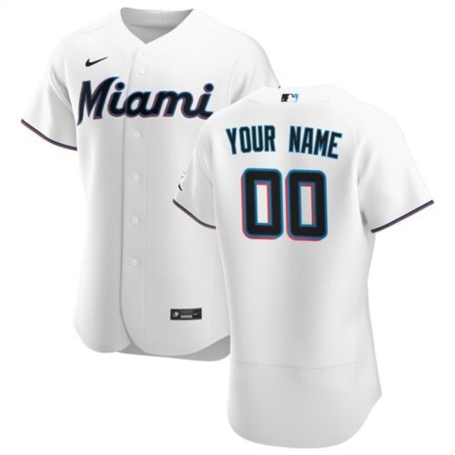 68631a0d0286b_1 Men's Miami Marlins White Customized Stitched MLB Jersey