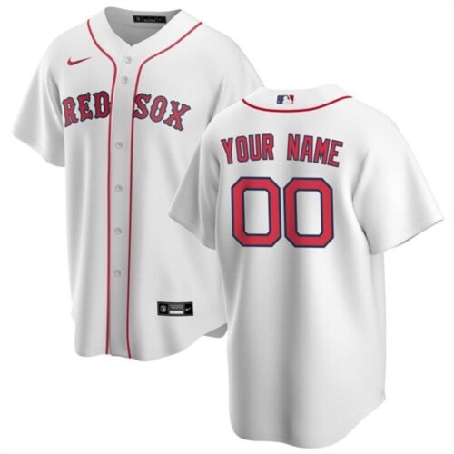 68631a7dcac9a_1 Men's Boston Red Sox Customized Stitched MLB Jersey