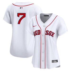 68631a8359705_1 Women's Boston Red Sox #7 Masataka Yoshida White Home Limited Player Jersey