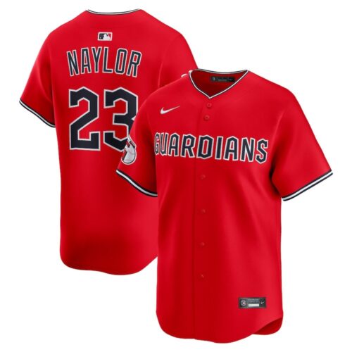 68631ad2ed9d1_1 Men's Cleveland Guardians #23 Bo Naylor Red Home Limited Player Jersey