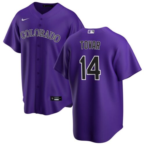 68631b39a40f2_1 Men's Colorado Rockies #14 Ezequiel Tovar Nike White Home Replica Jersey