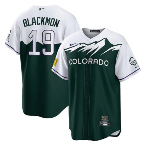 68631b5c970cb_1 Men's Colorado Rockies #19 Charlie Blackmon 2022 Green City Connect Stitched Baseball Jersey