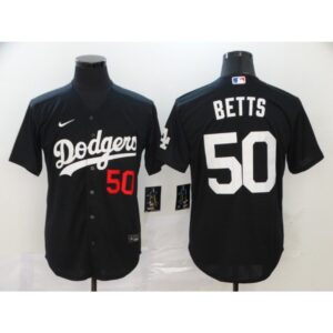 68631bb5c086d_1 Men's Los Angeles Dodgers #50 Mookie Betts Black Cool Base Stitched MLB Jersey