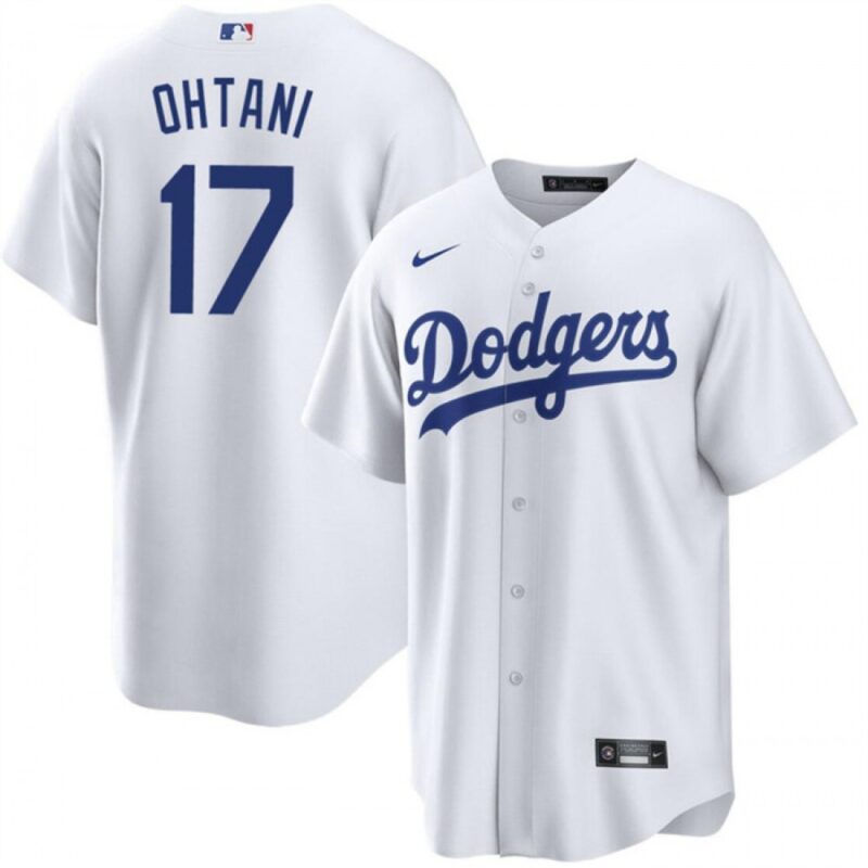 68631bc61d07f_1 Men's Los Angeles Dodgers #17 Shohei Ohtani White Cool Base Stitched Jersey