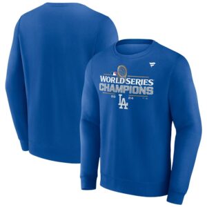 68631cfba7e22_1 Men's Los Angeles Dodgers Royal 2024 World Series Champions Sweatshirt