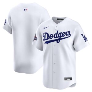68631d8bc8f5e_1 Men's Los Angeles Dodgers White 2024 World Series Champions Home Limited Jersey