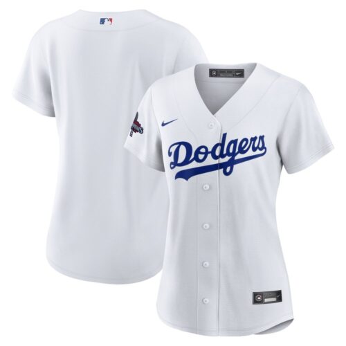 68631da873105_1 Women's Los Angeles Dodgers White 2024 World Series Champions Home Replica Jersey