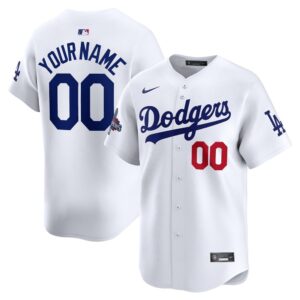 68631db56a59a_1 Men's Los Angeles Dodgers White 2024 World Series Champions Home Custom Limited Jersey