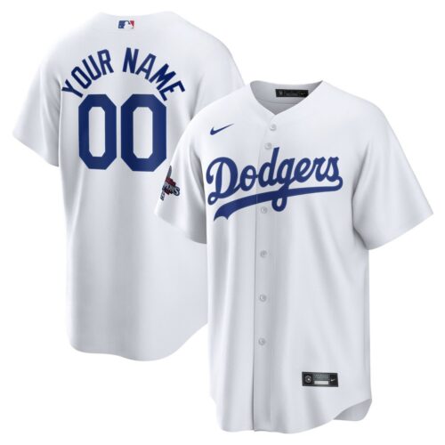 68631dc3d2d14_1 Men's Los Angeles Dodgers White 2024 World Series Champions Home Custom Replica Jersey