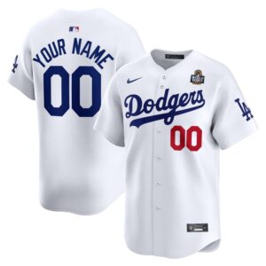 68631dc89c28d_1 Men's Los Angeles Dodgers White 2024 World Series Home Custom Limited Jersey