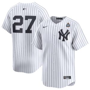 68631e1e559e7_1 Men's New York Yankees #27 Giancarlo Stanton White 2024 World Series Limited Player Jersey
