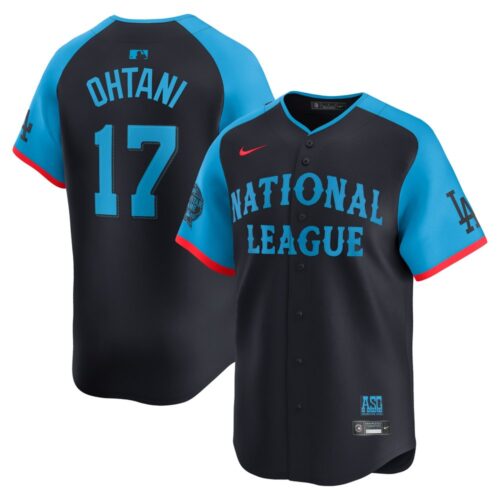 68631e2173a67_1 Men's National League #17 Shohei Ohtani Navy 2024 MLB All-Star Game Limited Player Jersey