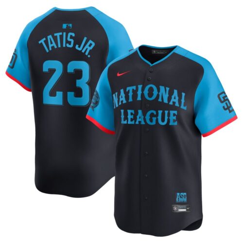 68631e449d6c5_1 Men's National League Fernando Tatis Jr. Navy 2024 MLB All-Star Game Limited Player Jersey