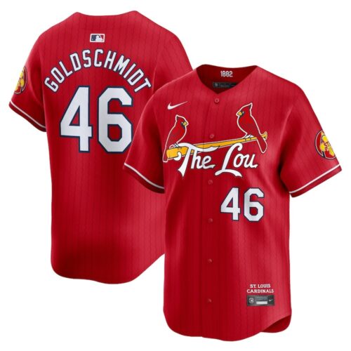 68631e58145eb_1 Men's St. Louis Cardinals #46 Paul Goldschmidt Red 2024 City Connect Limited Player Jersey