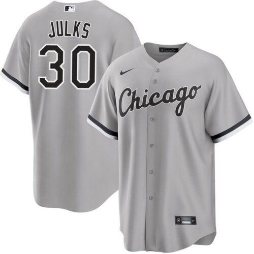 68631ea3b2964_1 Men's Chicago White Sox #30 Corey Julks Gray Home Official Player Jersey