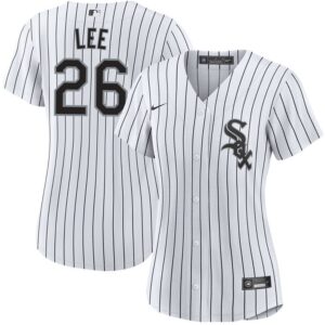 68631ea6b06be_1 Women's Chicago White Sox #26 Korey Lee White Home Official Player Jersey