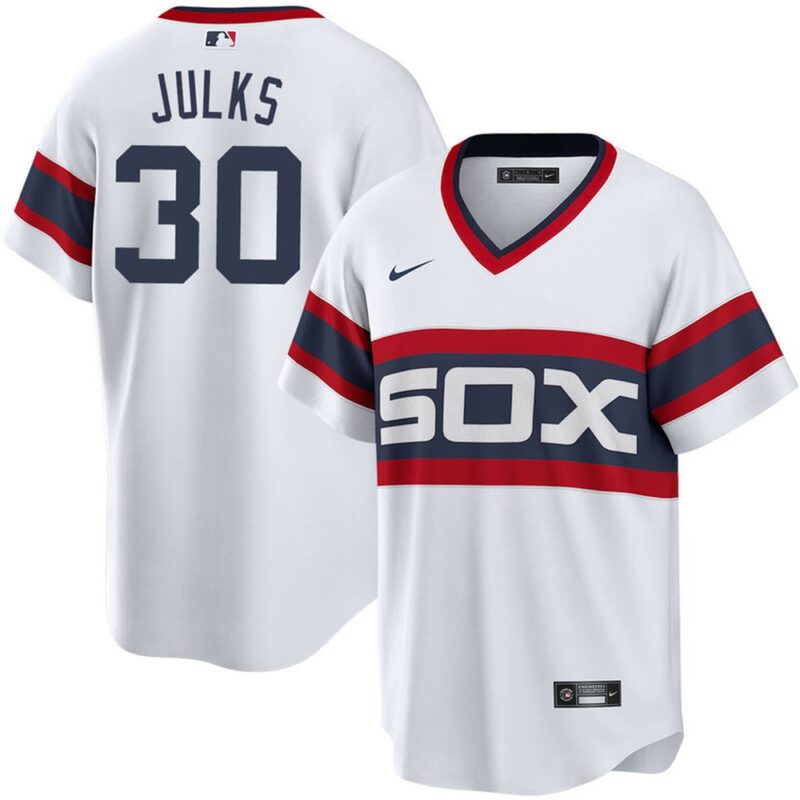 68631ea952be5_1 Men's Chicago White Sox #30 Corey Julks White Home Official Player Jersey