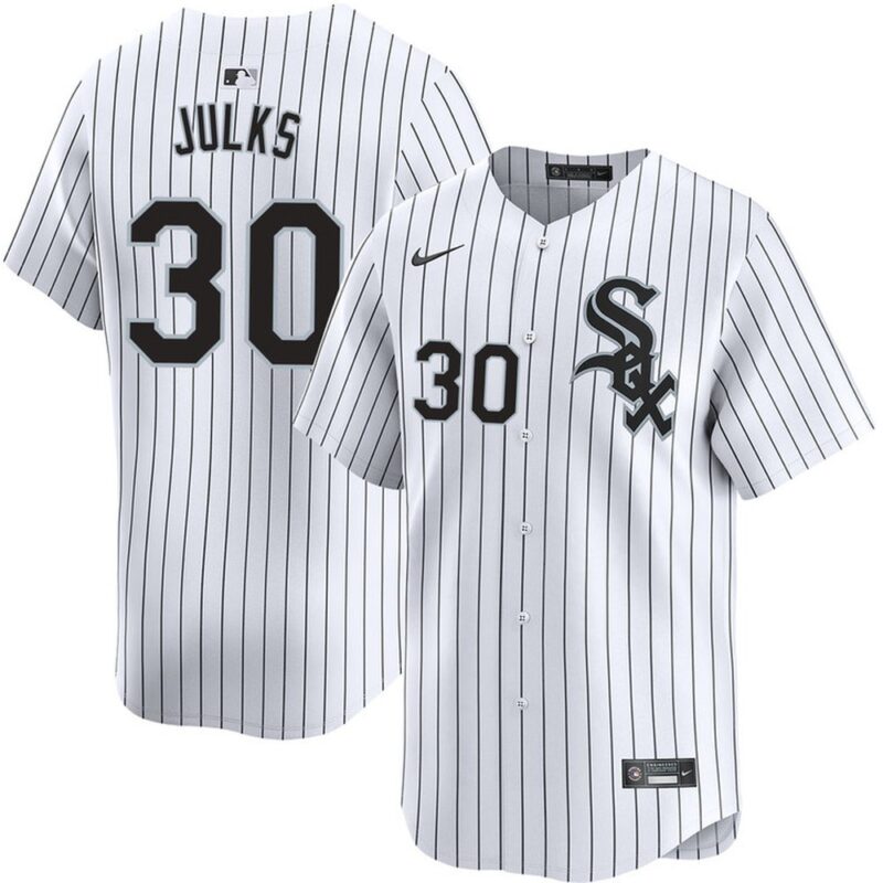 68631eaf76f61_1 Men's Chicago White Sox #30 Corey Julks White Home Official Player Jersey