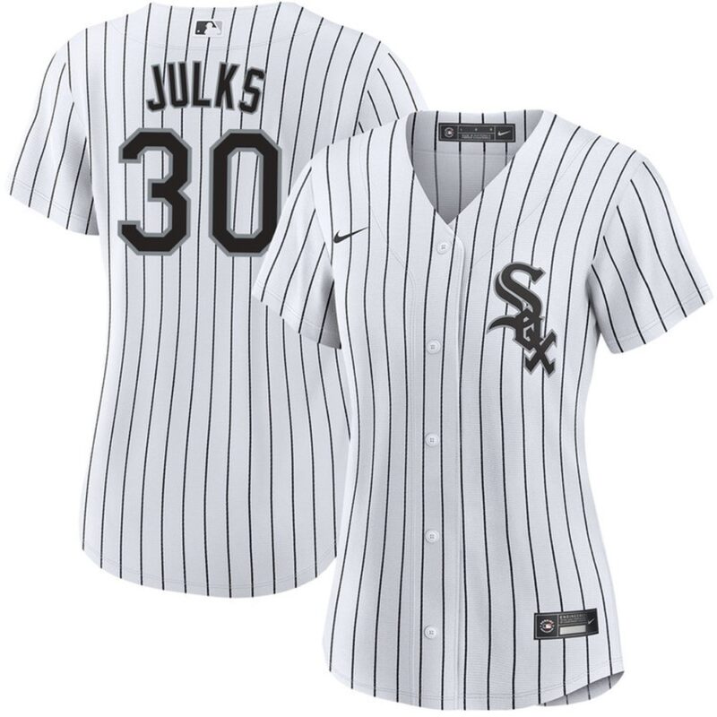 68631eb8752ad_1 Women's Chicago White Sox #30 Corey Julks White Home Official Player Jersey