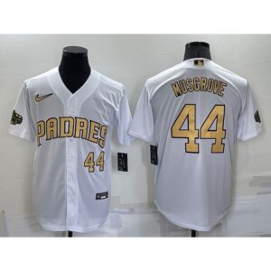 68631eee2e166_1 Men's San Diego Padres #44 Joe Musgrove 2022 All-Star White Cool Base Stitched Baseball Jersey