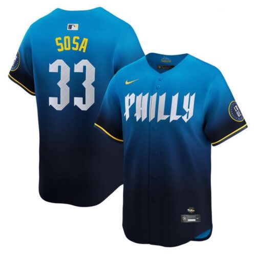 68631efb9adfd_1 Men's Philadelphia Phillies #33 Edmundo Sosa Blue 2024 City Connect Limited Stitched Jersey